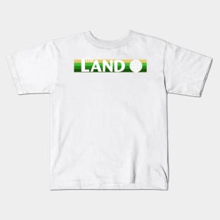 EPCOT Center The Land Pavilion Stripe Logo Kids T-Shirt